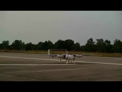 Drones industriales UAV Cuatro brazos y ocho rotores conduce a una fuerte capacidad de resistencia al viento